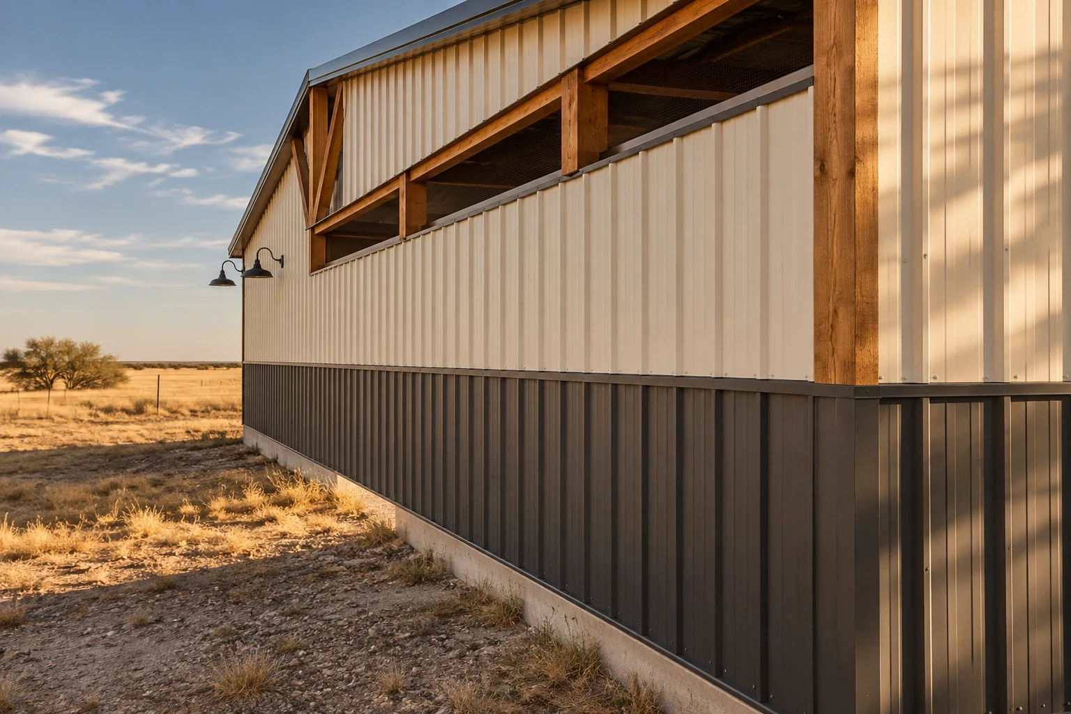 Livestock Barns detail, Lubbock TX